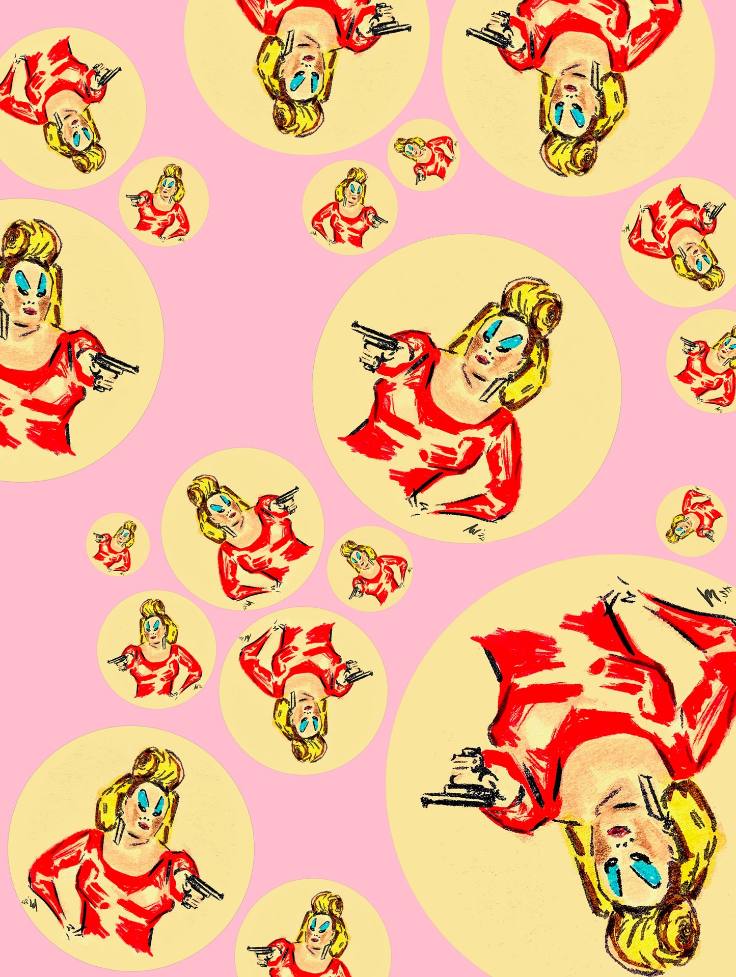 DIVINE (pink flamingoes) BLANKET