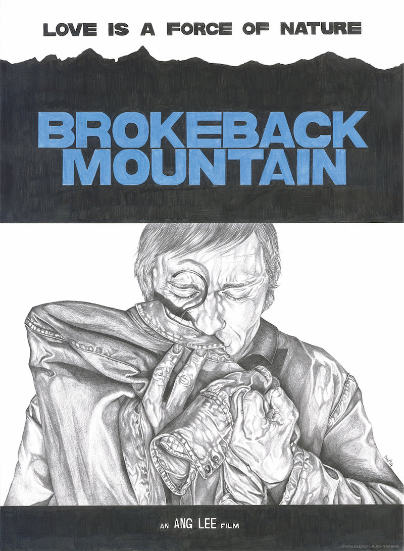 Brokeback Mountain PRINT (12 x 16) - Art Print