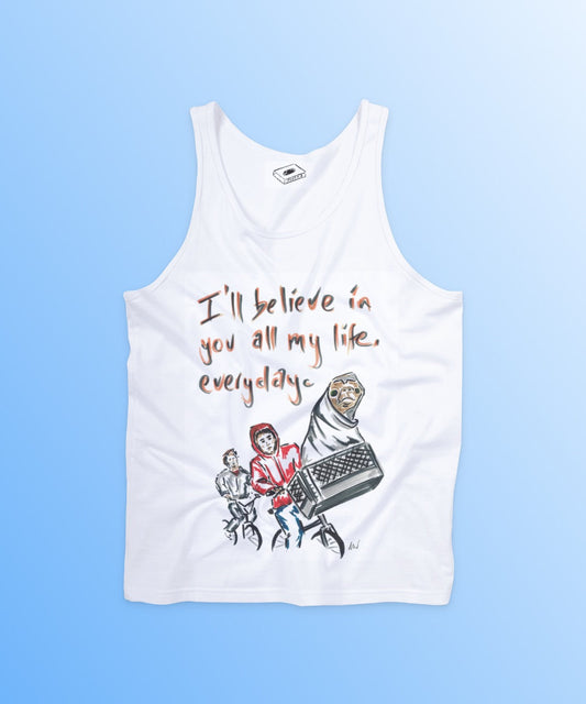 E.T: THE EXTRA-TERRESTRIAL tank - XS / Elliott - Tank Top