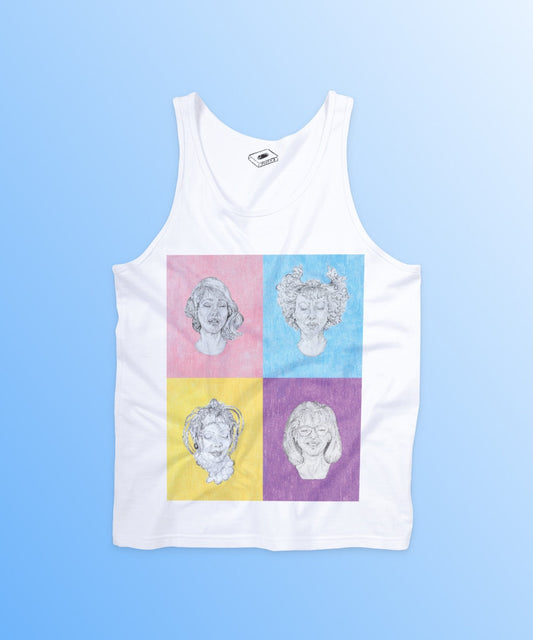 EDWARD SCISSORHANDS X 4 tank - Tank Top