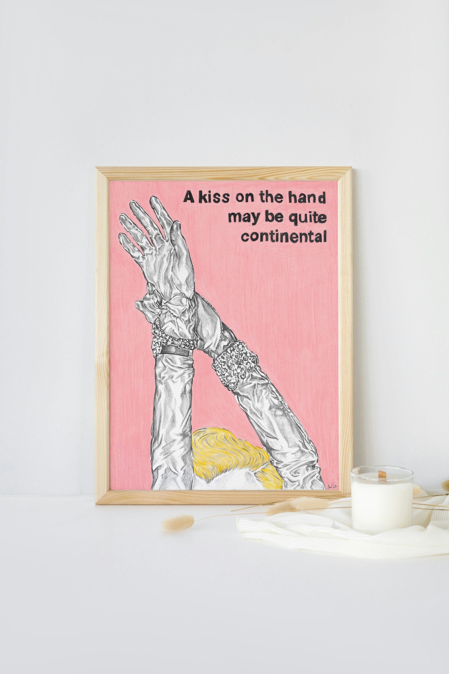 Gentleman Prefer Blondes PRINT (12 x 16) - Art Print