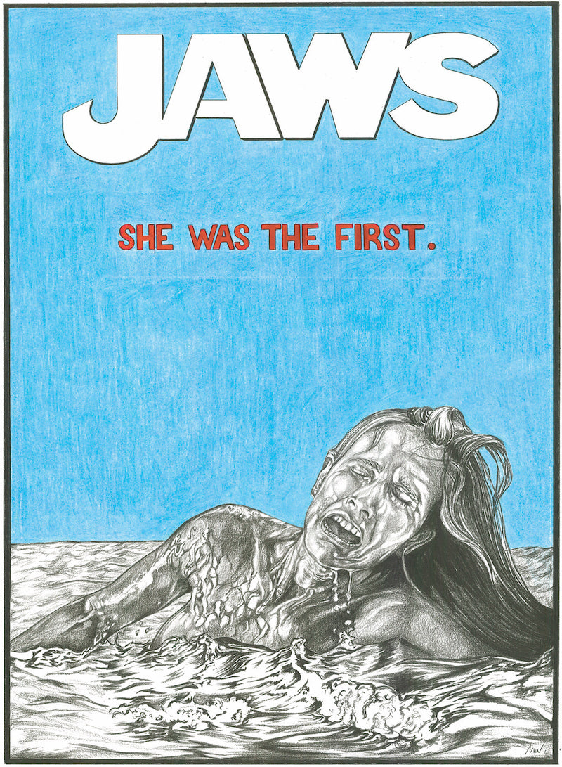 Jaws PRINT (12 x 16) - Art Print
