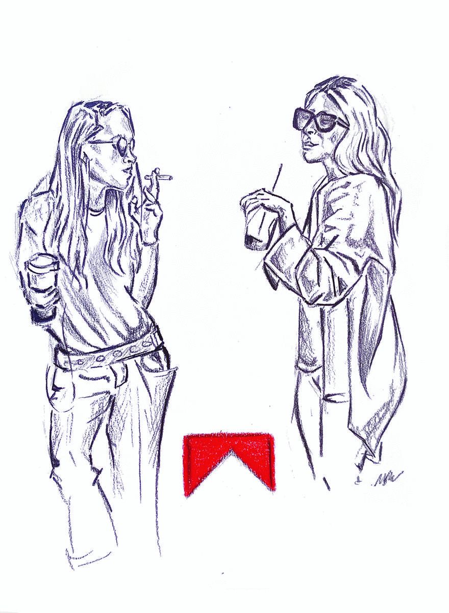 MK + ASHLEY + SMOKING + STARBUCKS sweatshirt - Sweatshirt