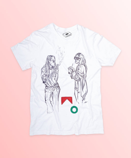 MK + ASHLEY + SMOKING + STARBUCKS - T-Shirt