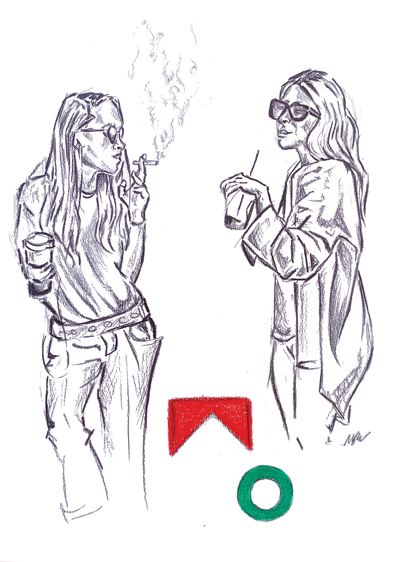 MK + ASHLEY + SMOKING + STARBUCKS tank - Tank Top