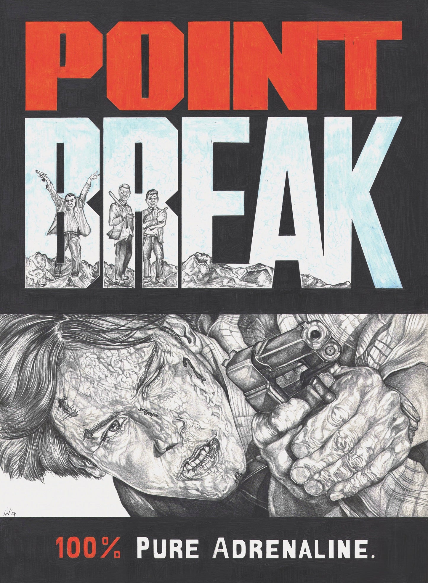 Point Break PRINT (12 x 16) - Art Print