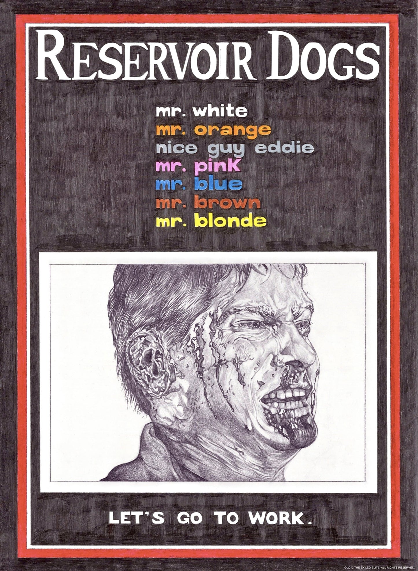 Reservoir Dogs PRINT (12 x 16) - Art Print