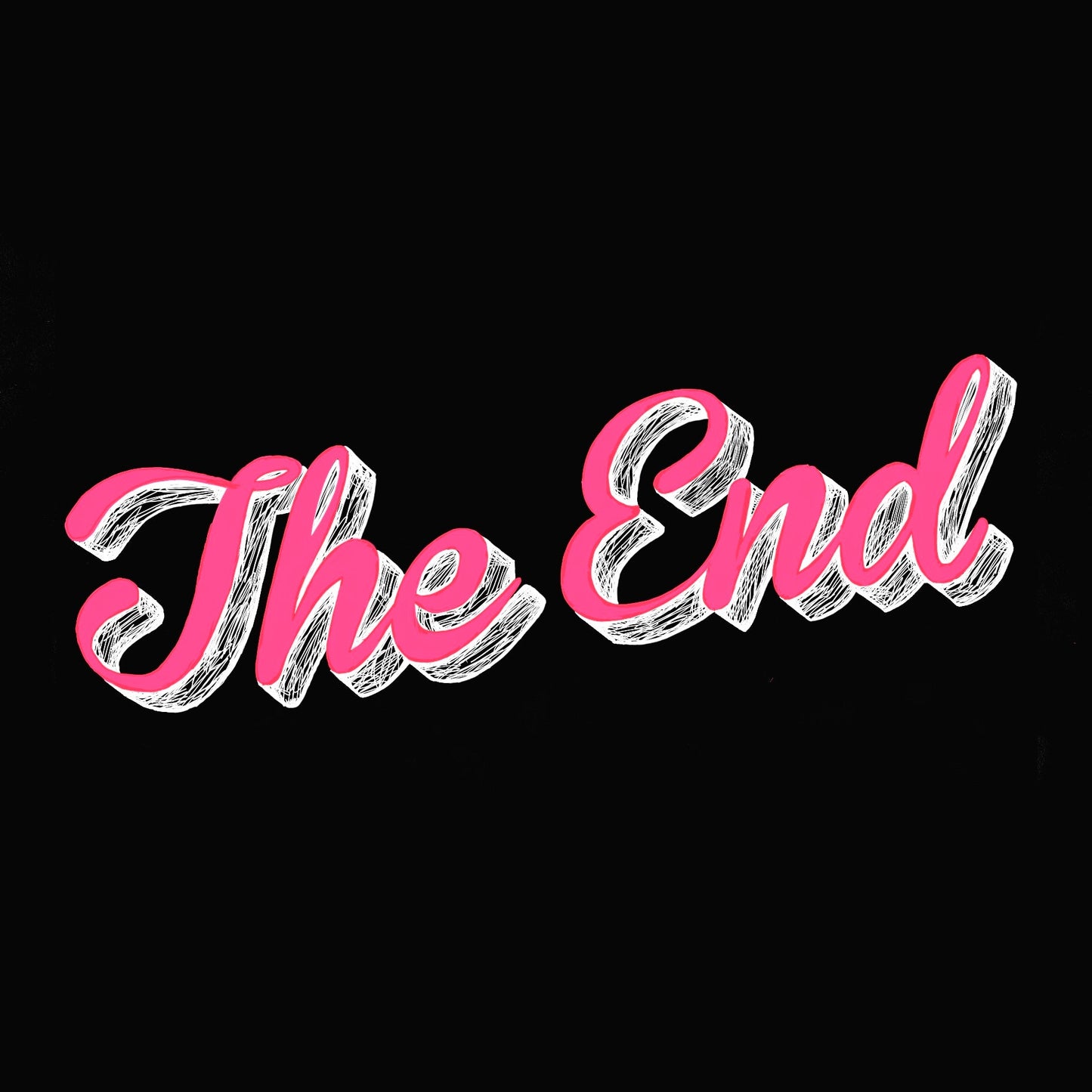 The End PRINT (12 x 16) - Art Print