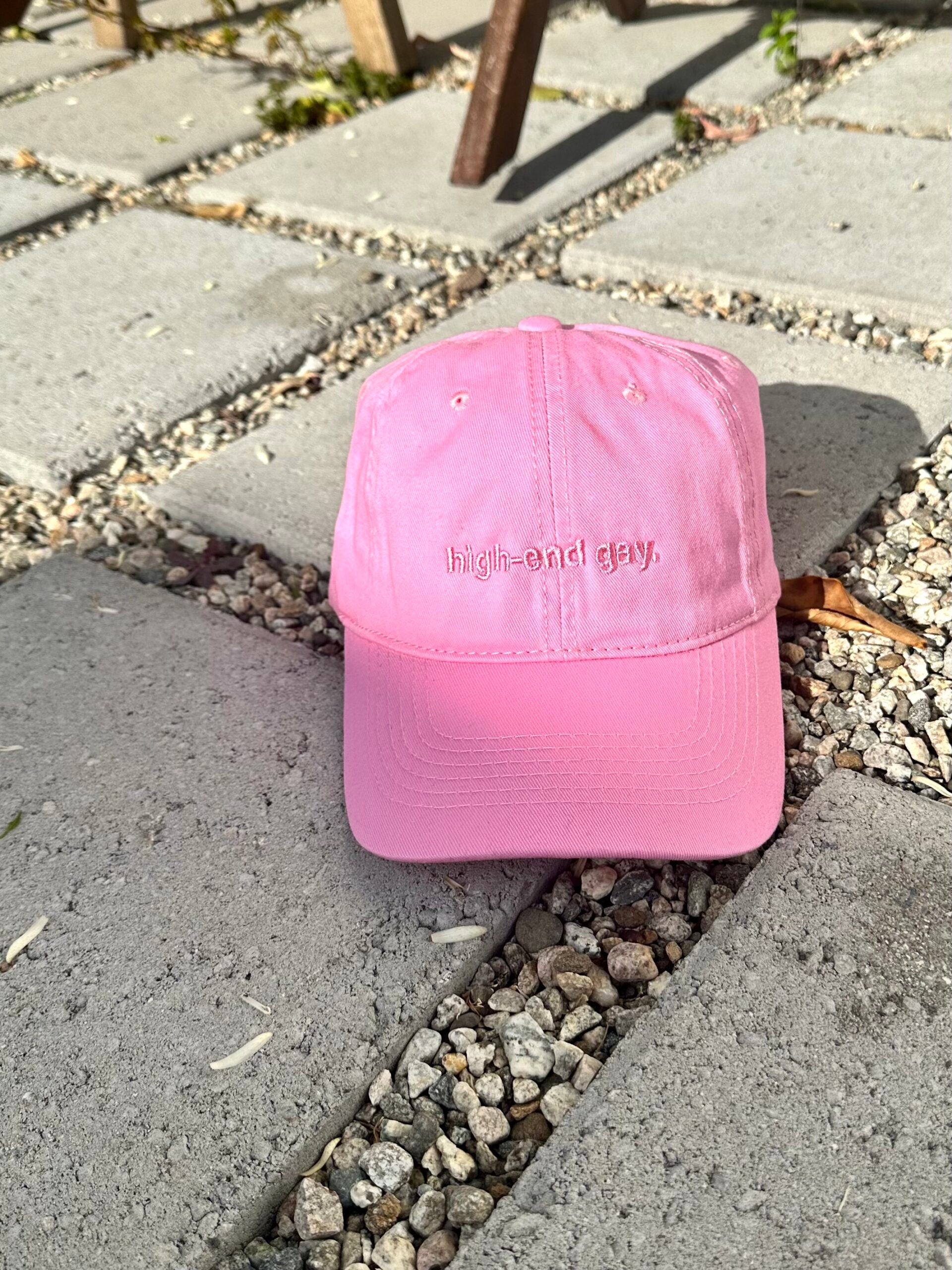 The White Lotus CAP (high-end gay)// PINK - Dad Cap