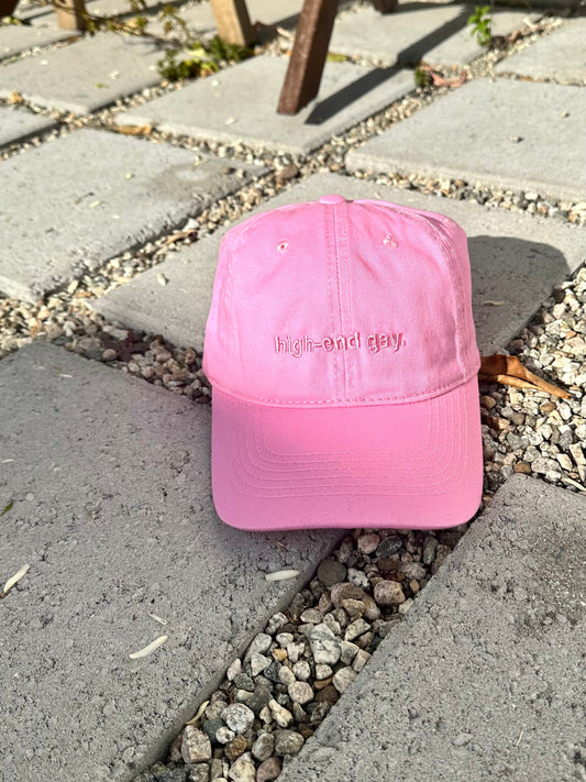 The White Lotus CAP (high-end gay)// PINK - Dad Cap