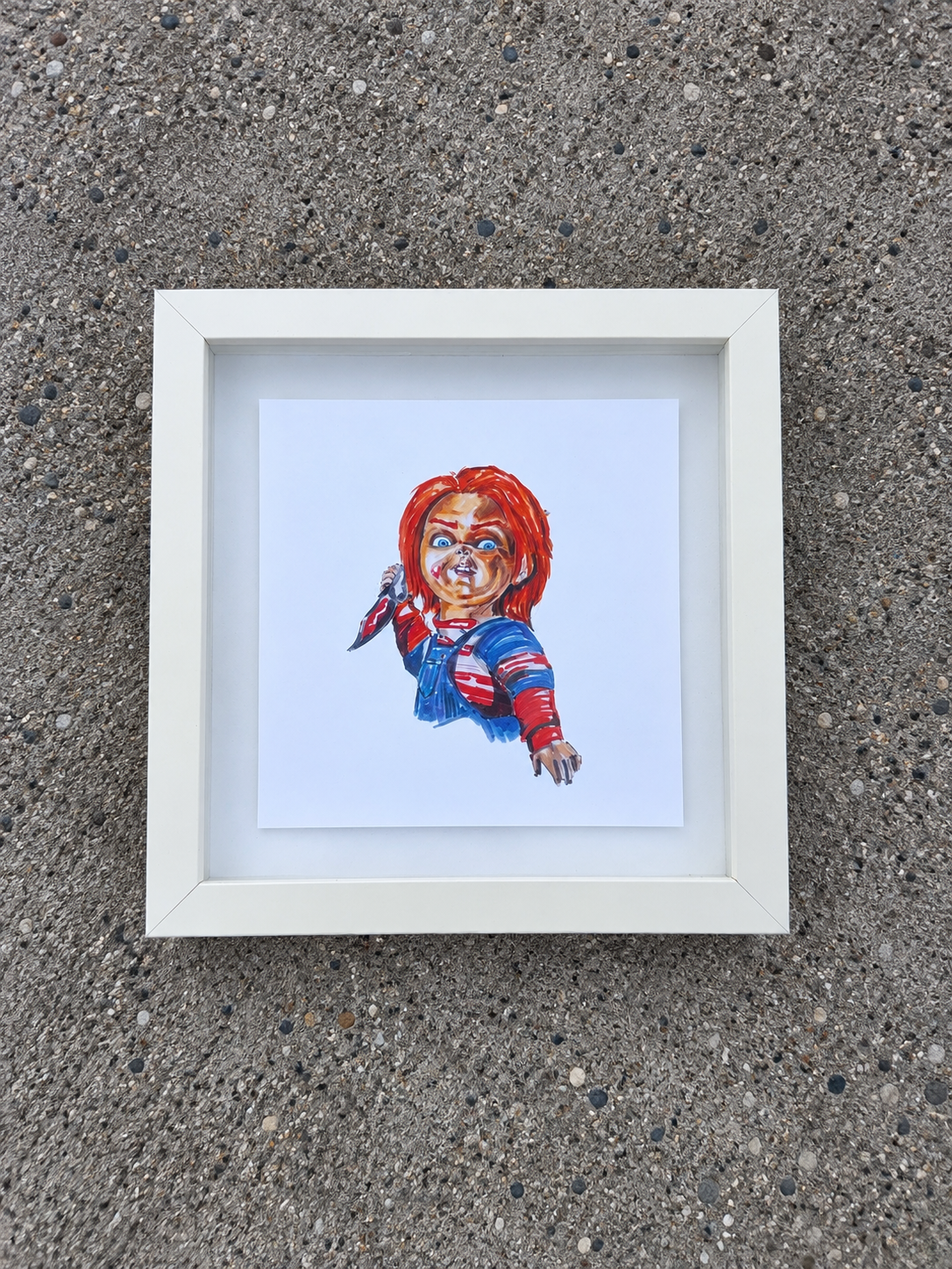 CHILDS PLAY framed print (8x8)
