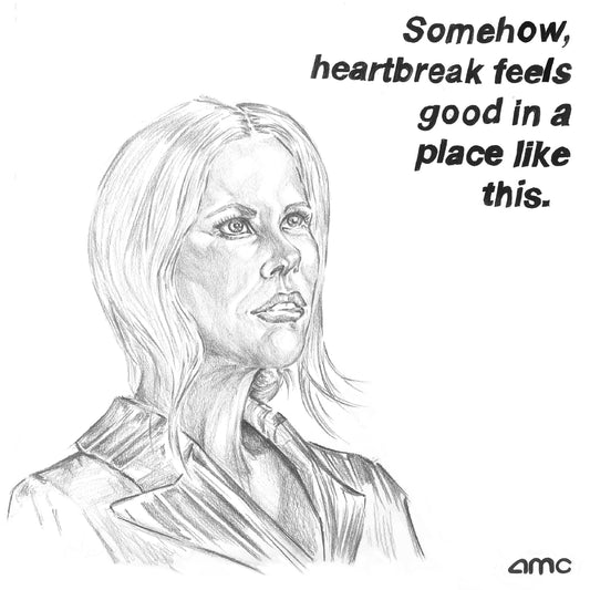 AMC Nicole Kidman framed print (8x8)