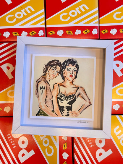 BOUND framed print (8x8)