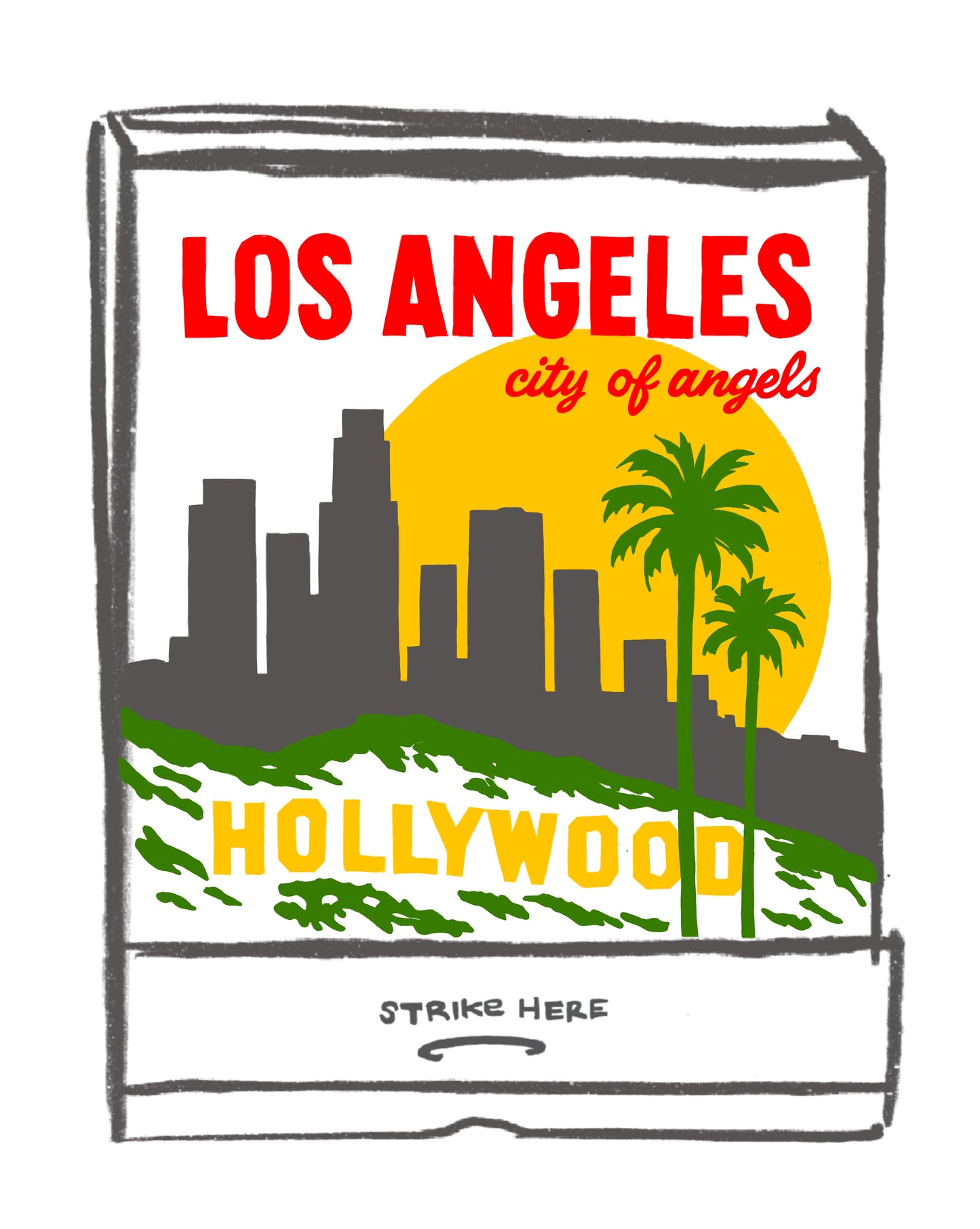 LOS ANGELES Matchbook TOTE