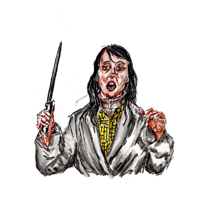 THE SHINING framed print (8x8)