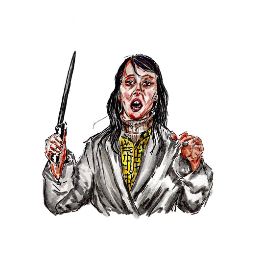 THE SHINING framed print (8x8)