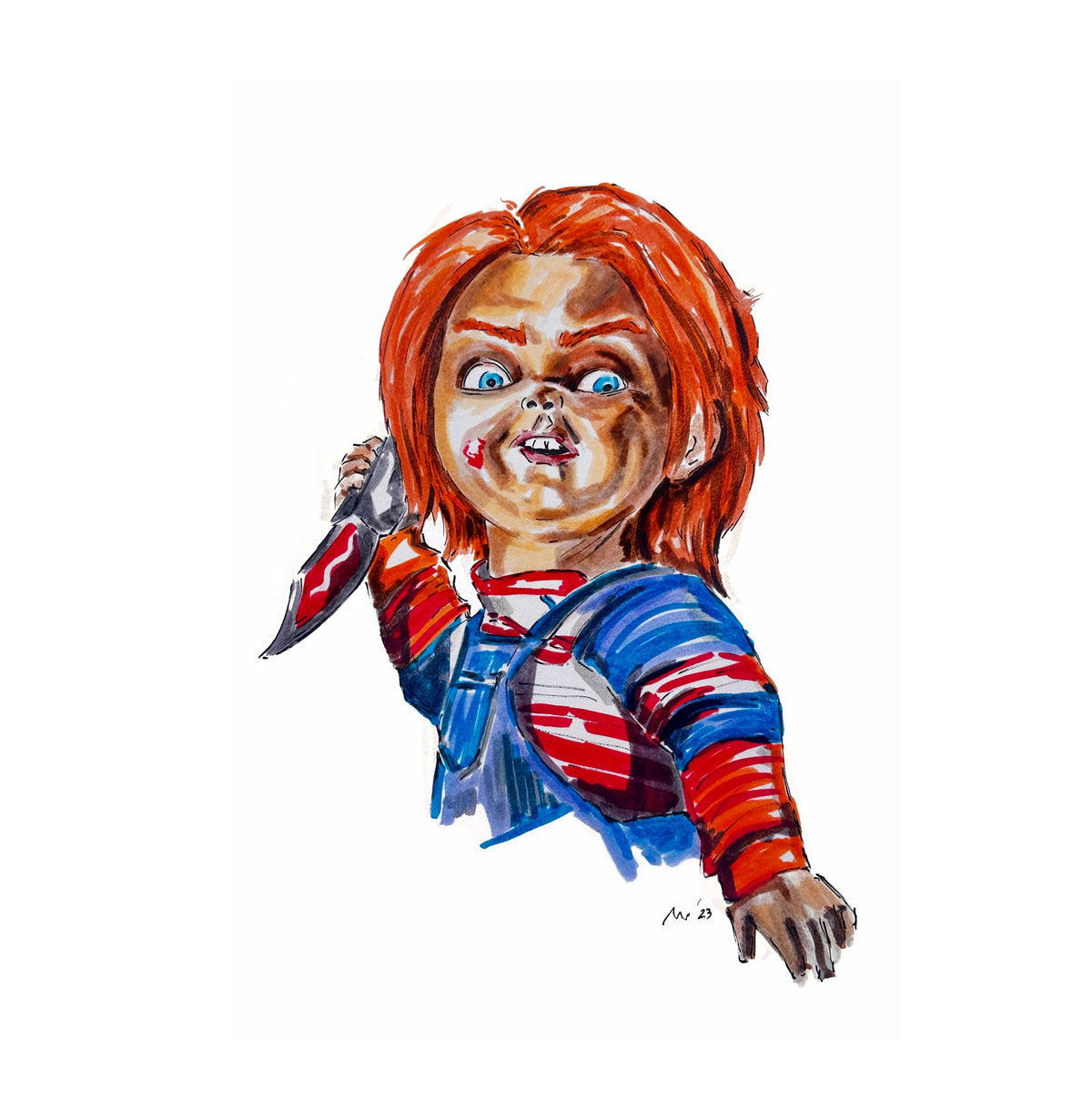 CHILDS PLAY framed print (8x8)