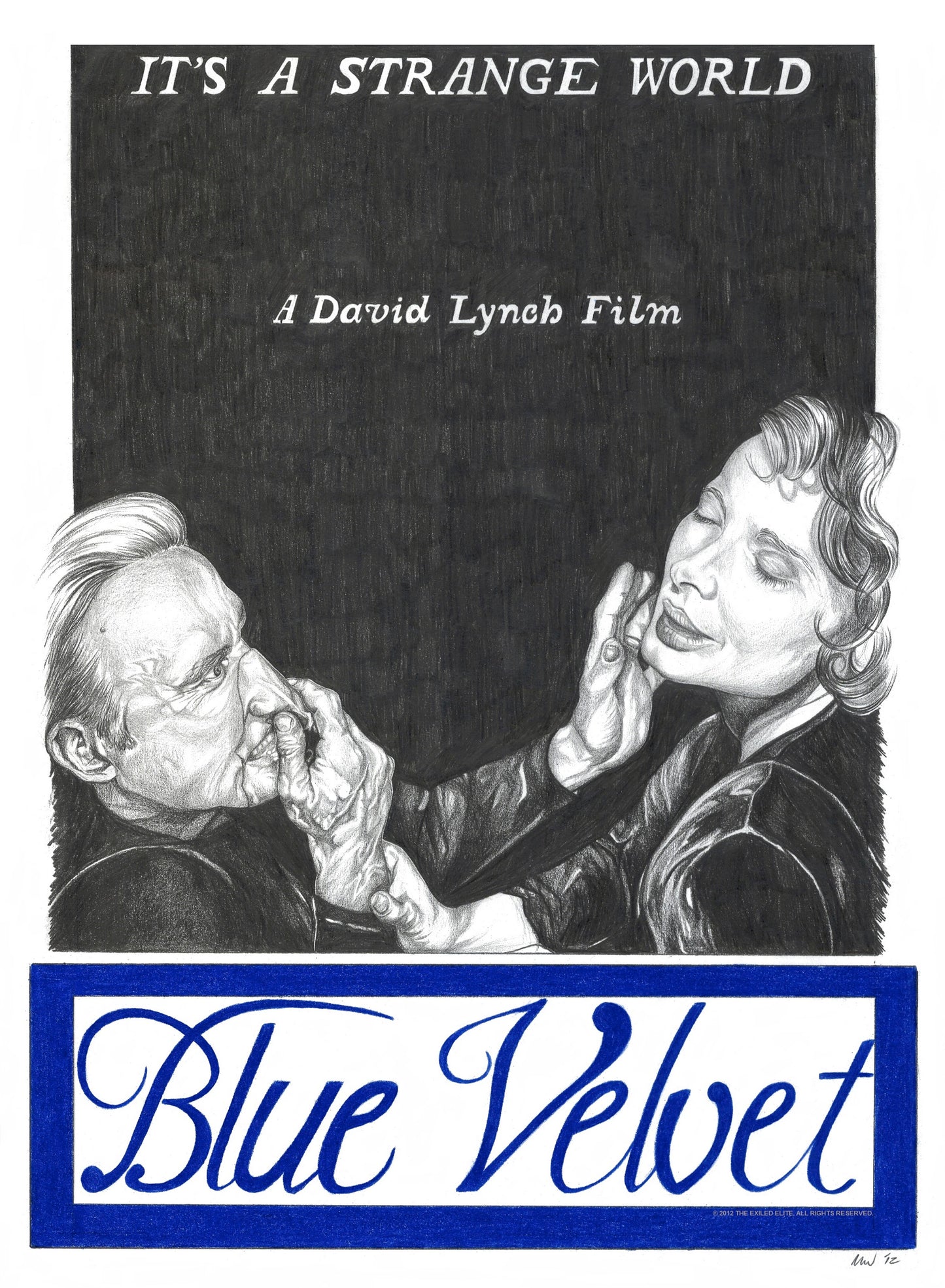 Blue Velvet PRINT (12 x 16)