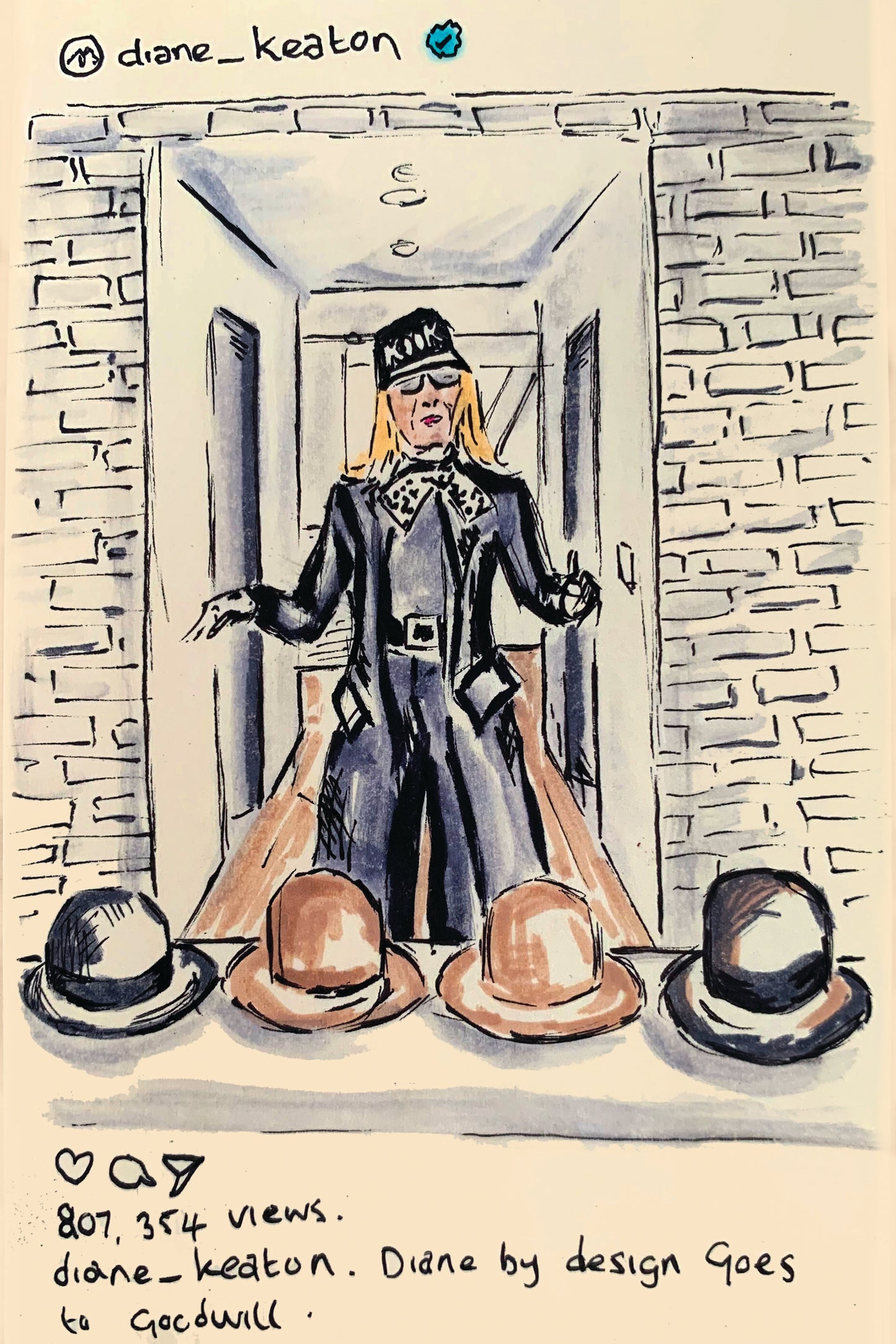 Diane Keaton (Instagram)