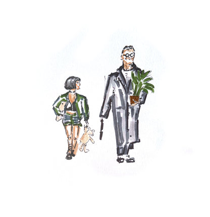 LEON THE PROFESSIONAL framed print (8x8)