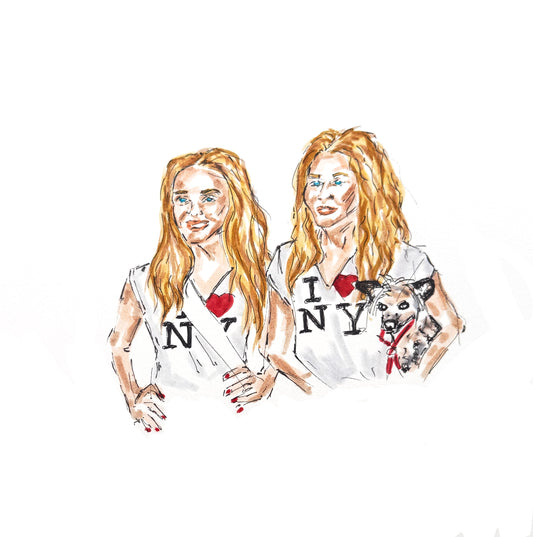 Original NEW YORK MINUTE drawing