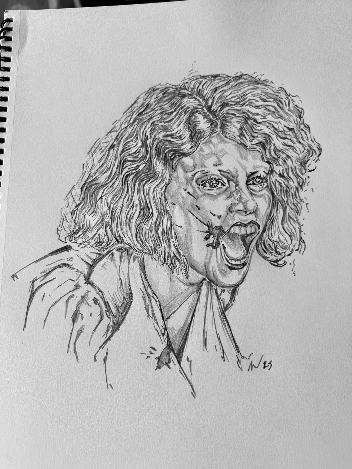 THE BRIDE original drawing