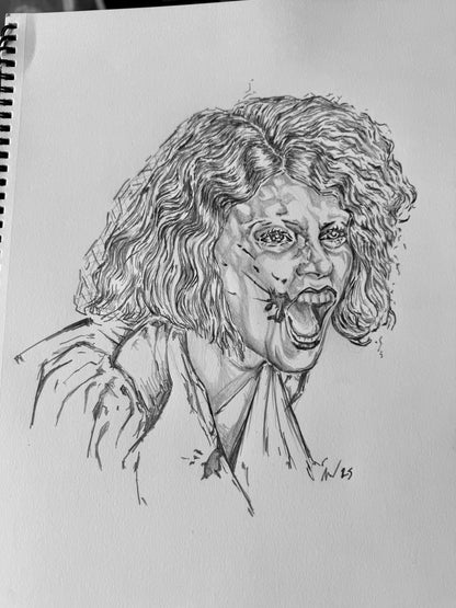 THE BRIDE original drawing