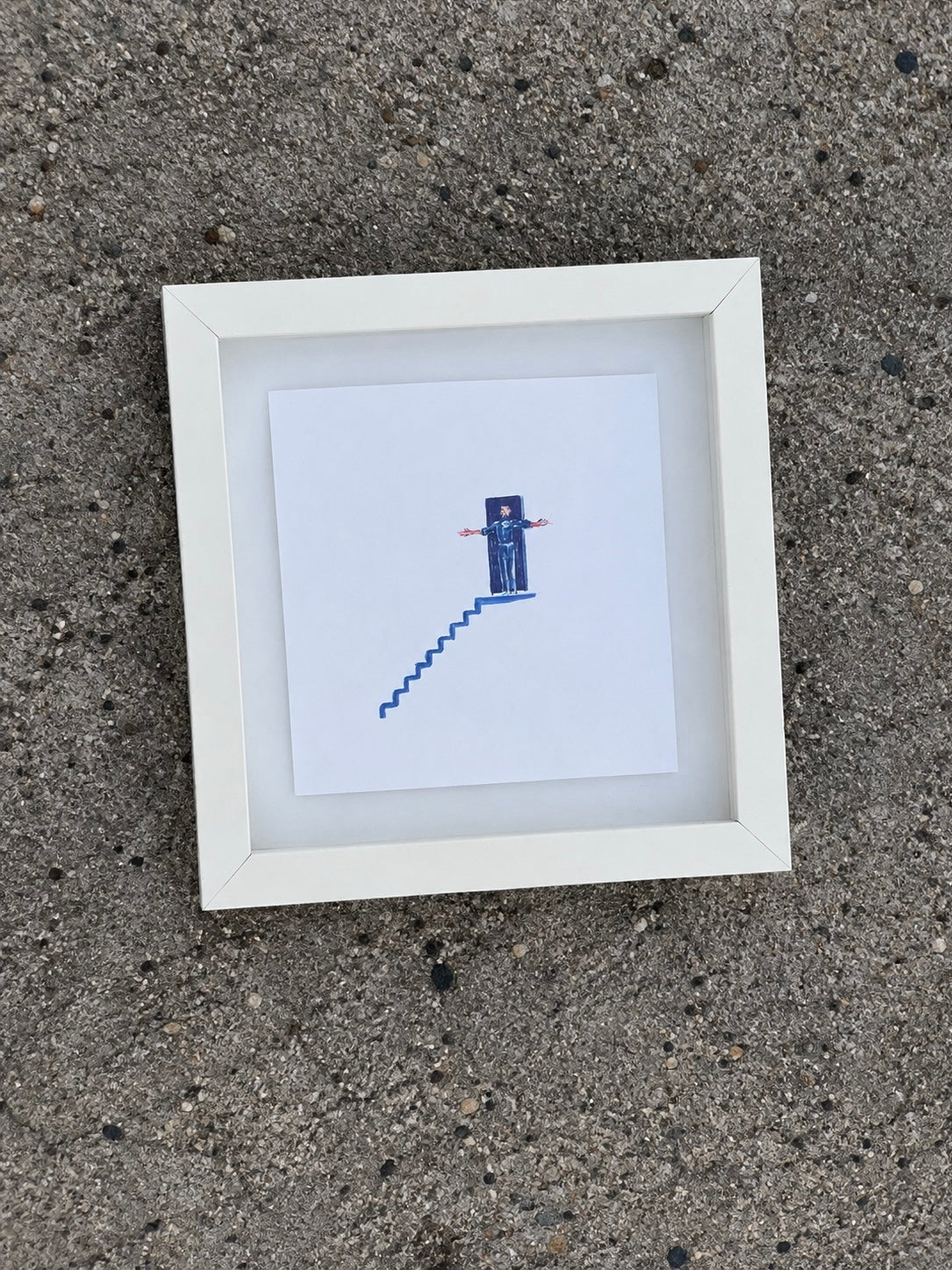 THE TRUMAN SHOW framed print (8x8)