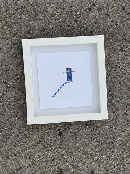 THE TRUMAN SHOW framed print (8x8)