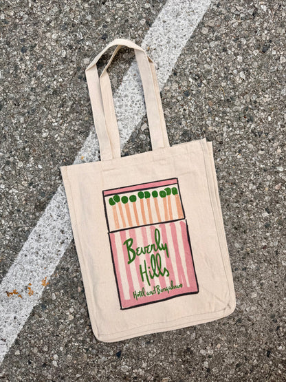 The Beverly Hills Hotel MATCHBOOK tote bag
