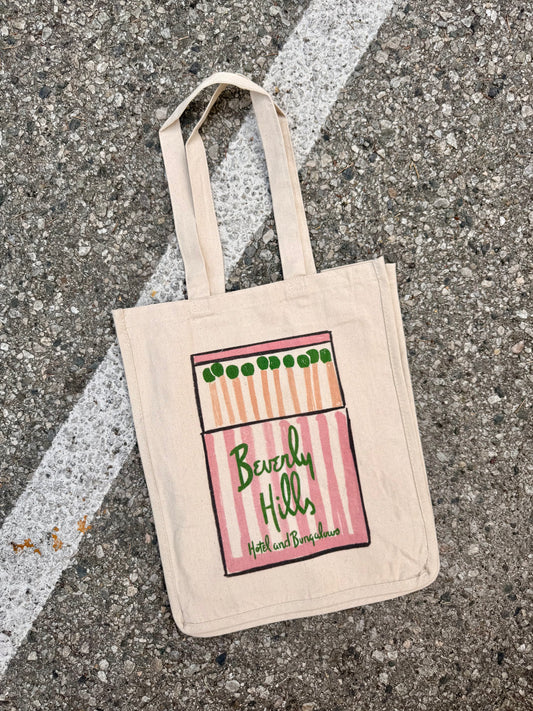 The Beverly Hills Hotel MATCHBOOK tote bag