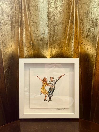 LA LA LAND framed print (8x8)