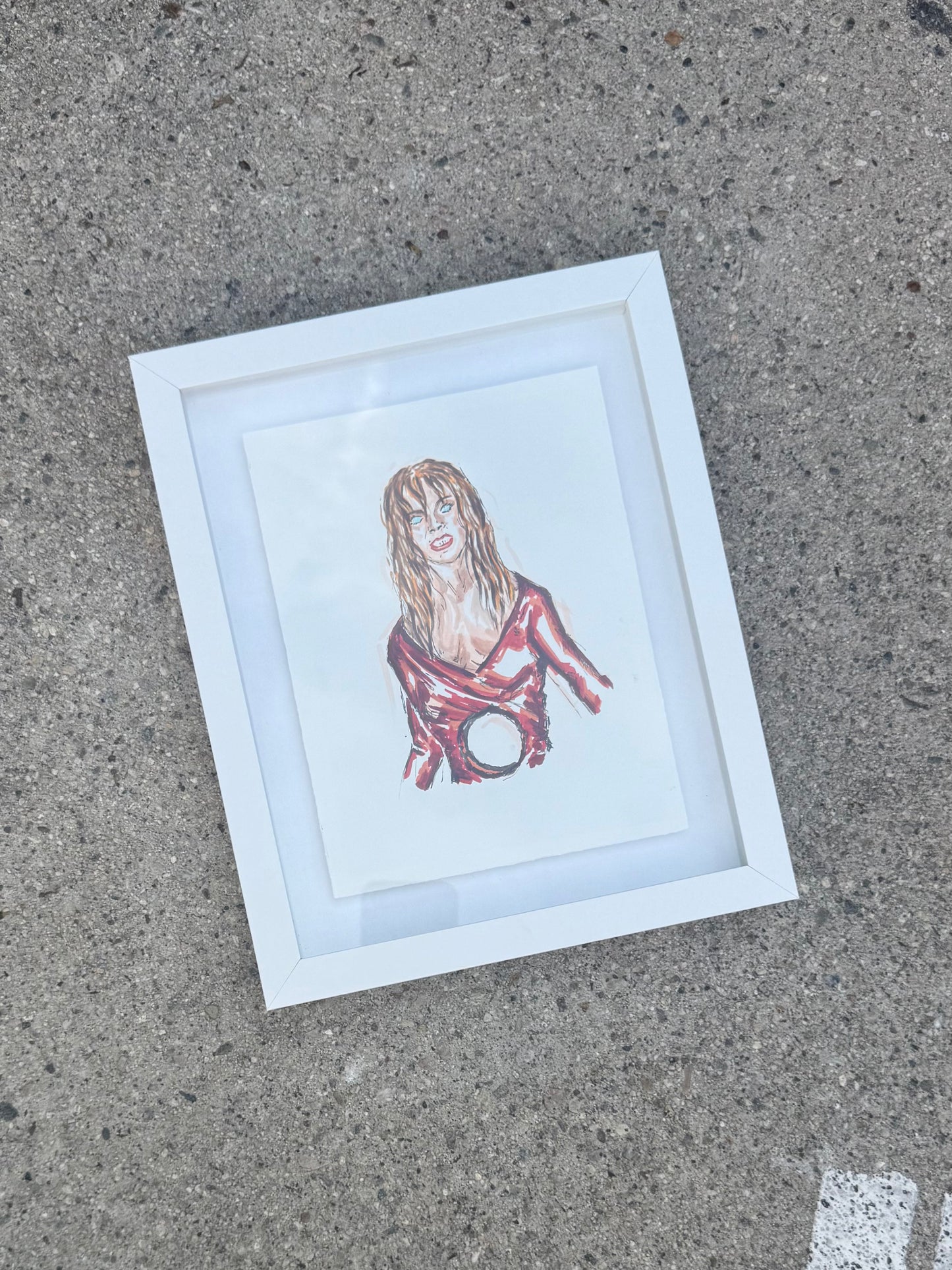 Original DEATH BECOMES HER drawings x2