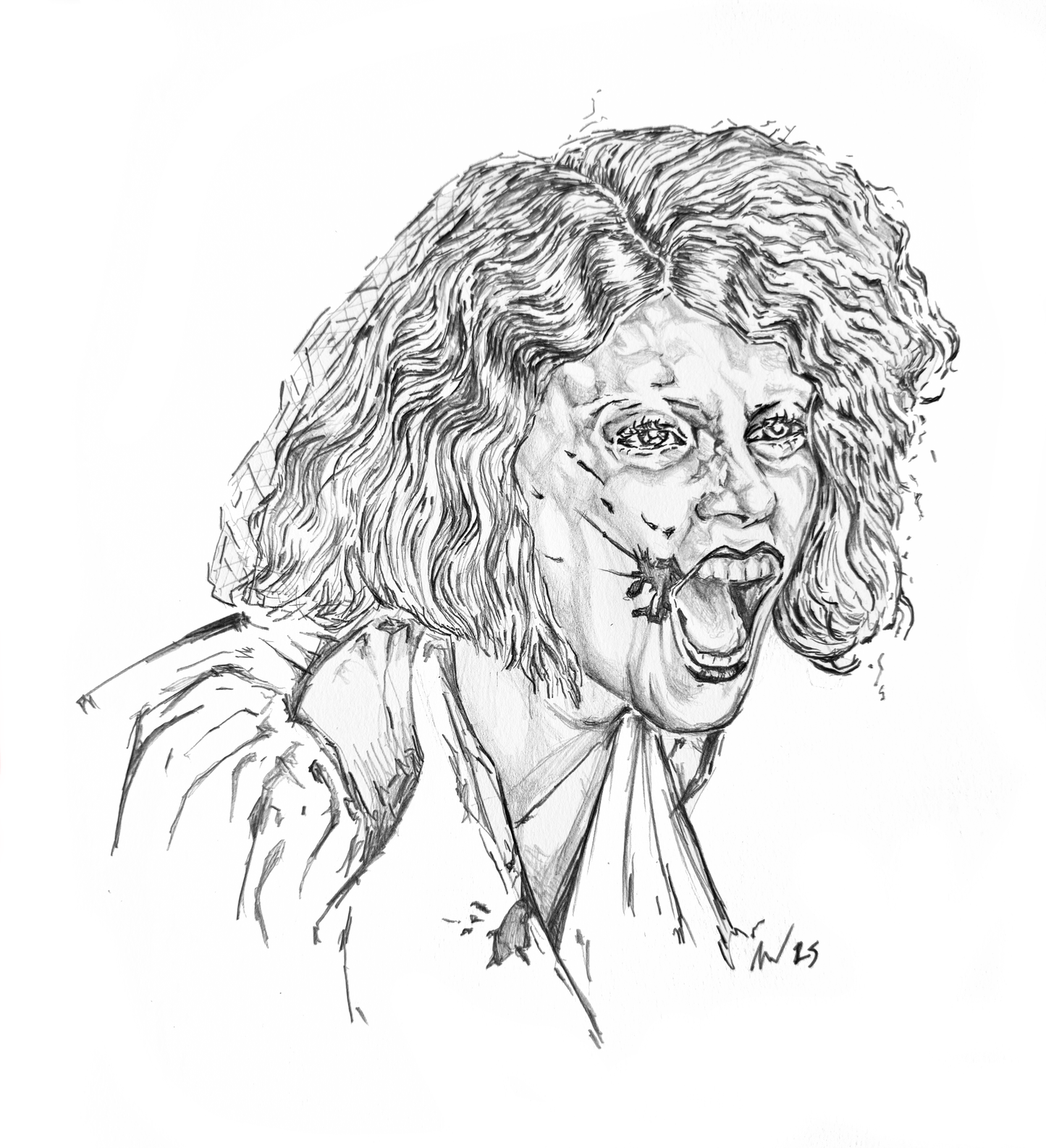 THE BRIDE original drawing