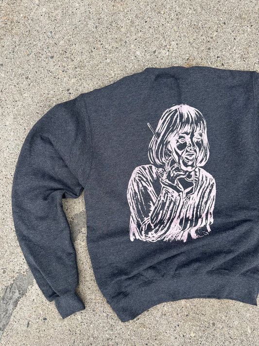 CASEY BECKER screenprint sweatshirt