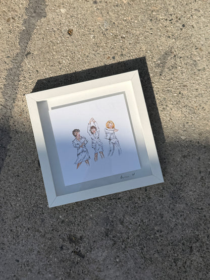 THE FIRST WIVES CLUB framed print (8x8)