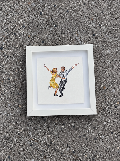 LA LA LAND framed print (8x8)