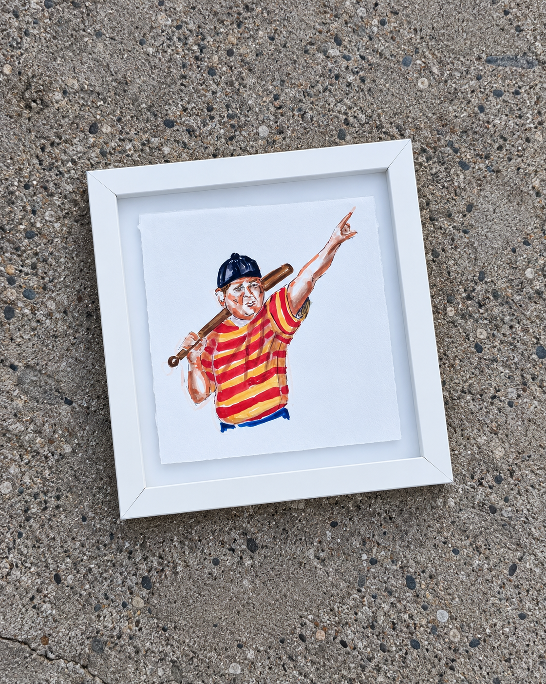 THE SANDLOT framed print (8x8)