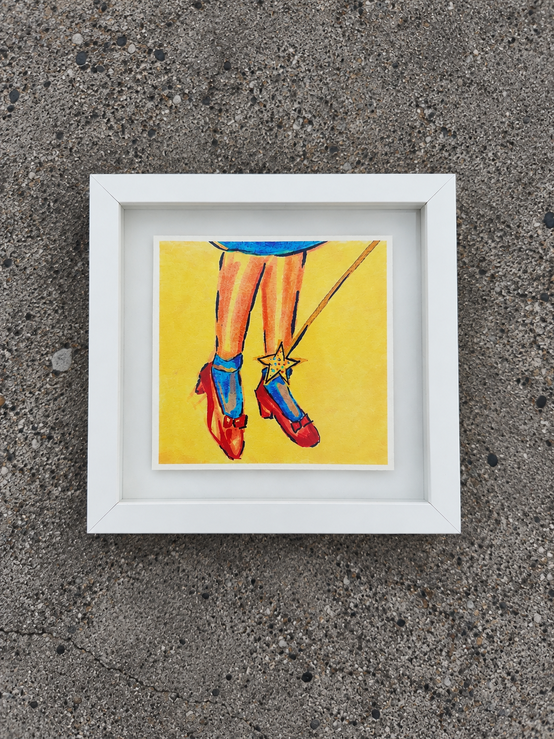 THE WIZARD OF OZ framed print (8x8)