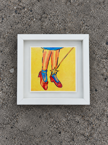 THE WIZARD OF OZ framed print (8x8)