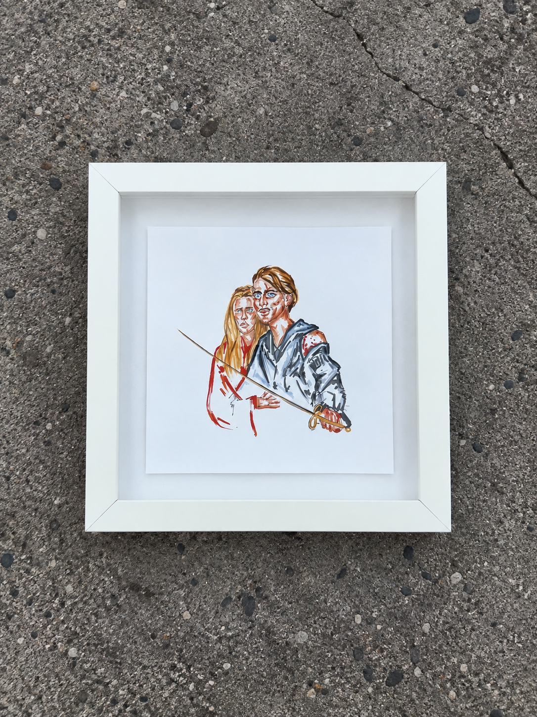 THE PRINCESS BRIDE framed print (8x8)