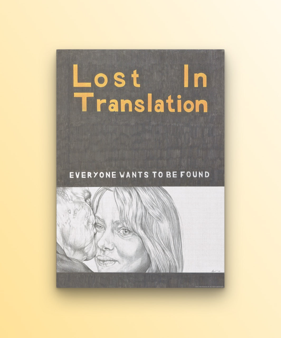 Lost In Translation PRINT (12 x 16)