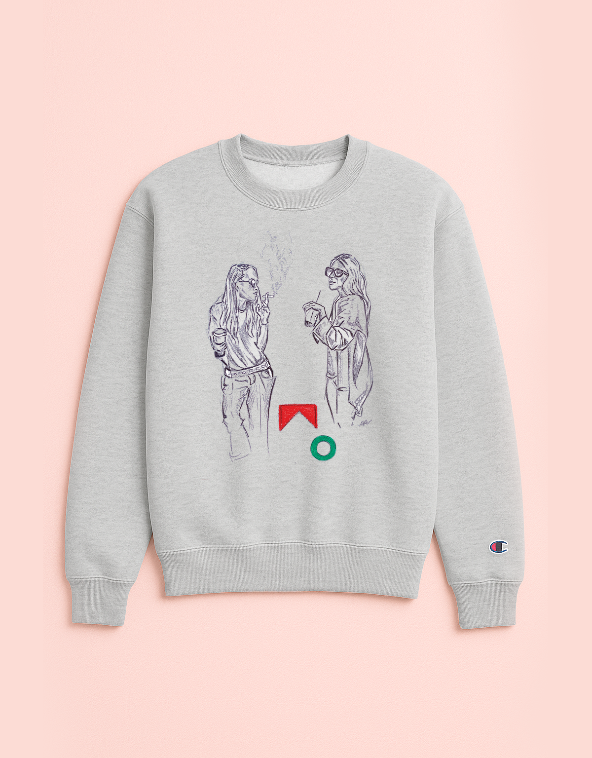 MK + ASHLEY+ SMOKING + STARBUCKS sweatshirt