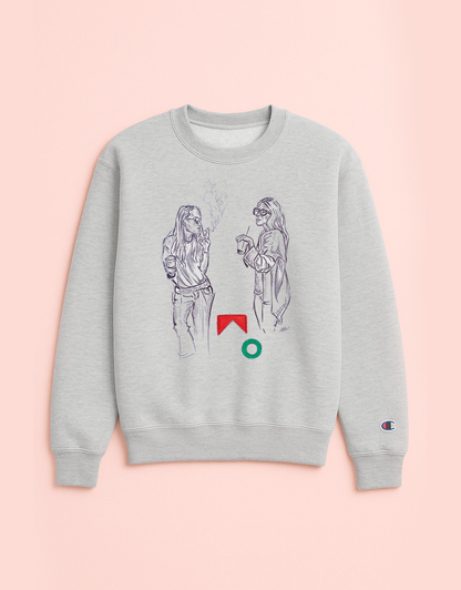 MK + ASHLEY+ SMOKING + STARBUCKS sweatshirt