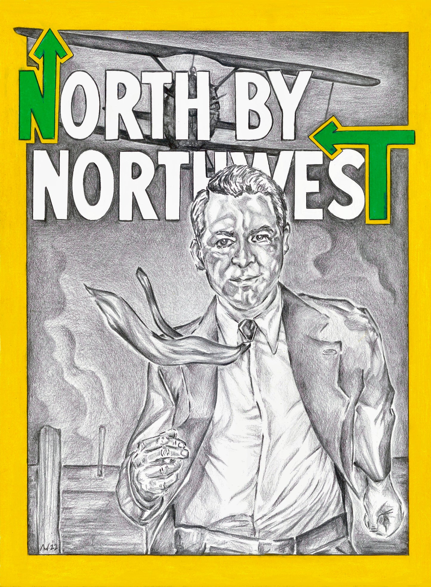 North by Northwest PRINT (12 x 16)