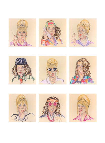Absolutely Fabulous PRINT (12 x 16) - Art Print