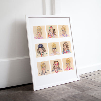 Absolutely Fabulous PRINT (12 x 16) - Art Print