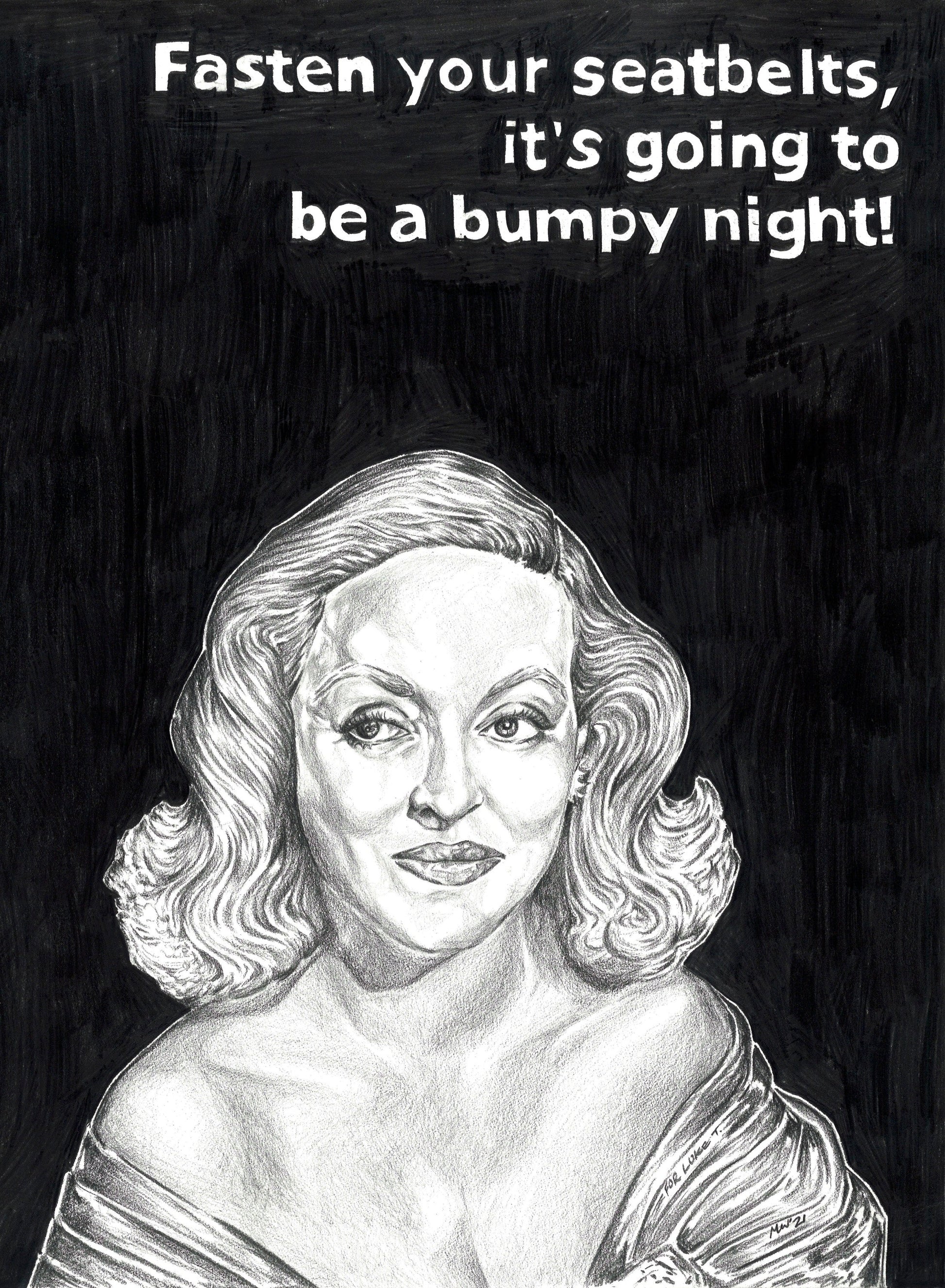 All About Eve PRINT (12 x 16) - Art Print