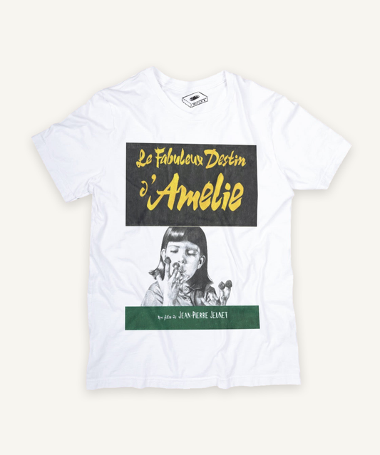 amelie T-shirt on ivory background with natural shadow