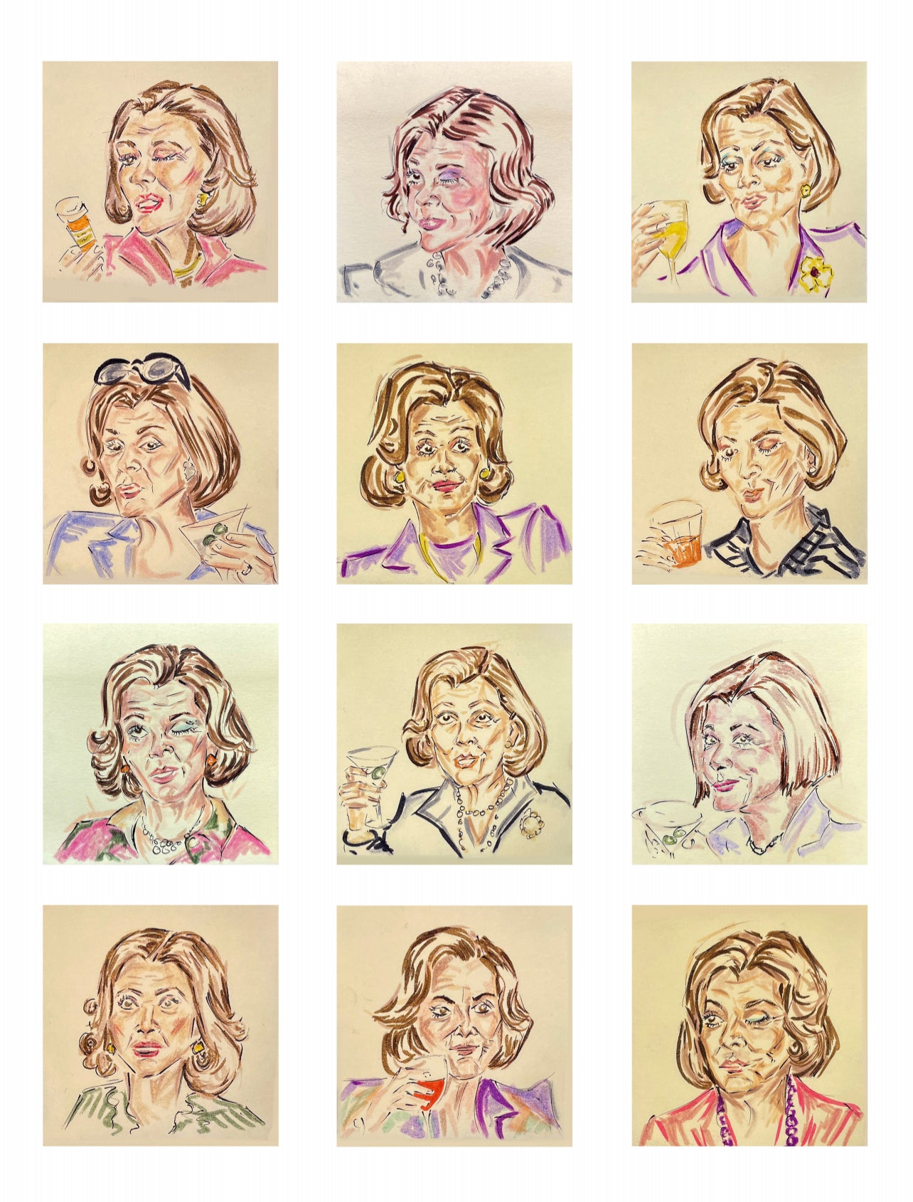 Arrested Development LUCILLE PRINT (12 x 16) - Art Print